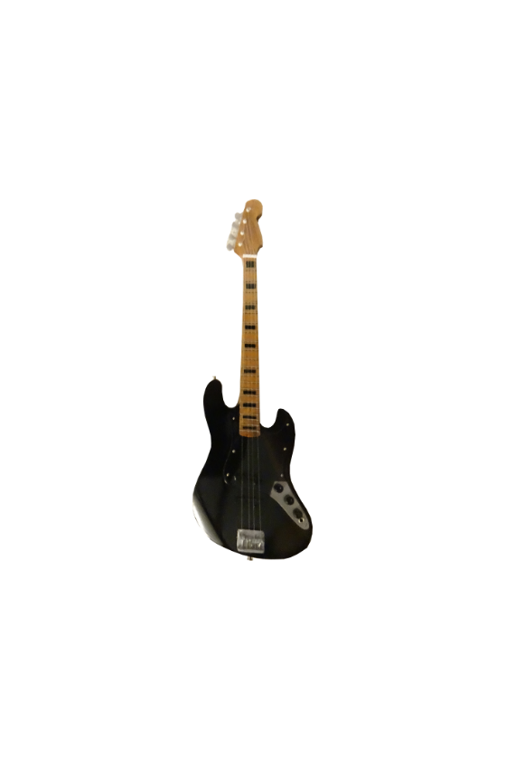 Guitare miniature Jazz Bass Noire